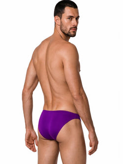 CandyMan 99928 Men's Underwear Bikini Sleek Low Rise Brief Color Orchid thumbnail 3