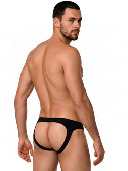 CandyMan 99929 Men's Underwear Sleek Modern Jockstrap Color Black thumbnail 3