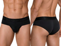 CandyMan 99932 Men's Underwear Sleek Contour Briefs Color Black thumbnail 1