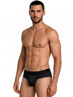 CandyMan 99932 Men's Underwear Sleek Contour Briefs Color Black thumbnail 4