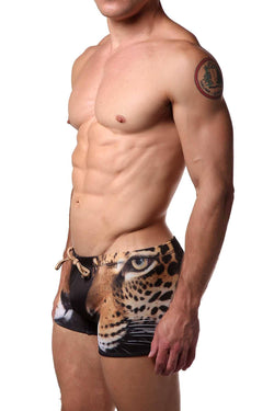 Candyman Black Leopard Swim Trunk thumbnail 2