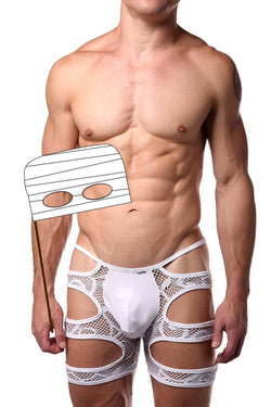 Candyman White/Silver Shimmer Boxer thumbnail 2