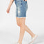 Celebrity Pink Juniors' Ripped Denim Bermuda Shorts Scojo