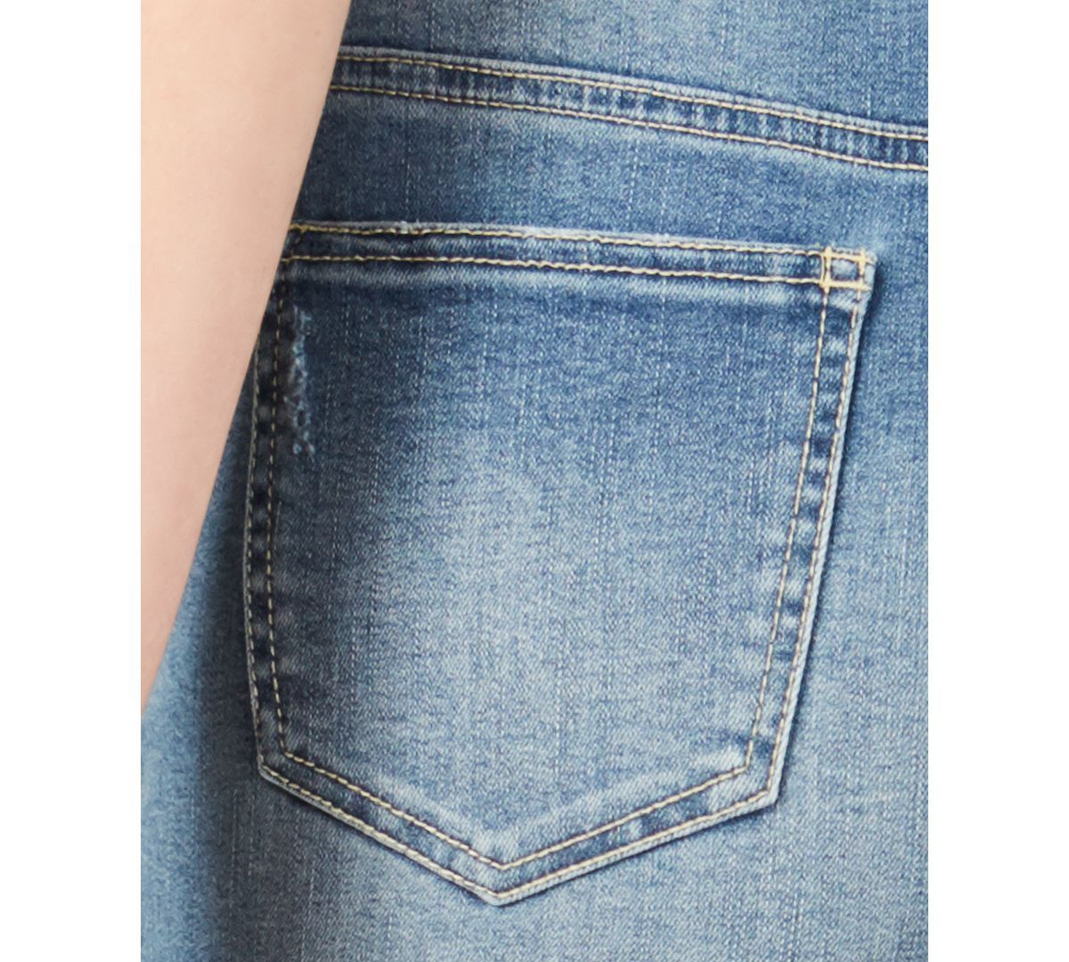 Celebrity Pink Juniors' Ripped Denim Bermuda Shorts Scojo