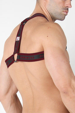 CellBlock 13 Burgundy Rascal Elastic Harness thumbnail 2