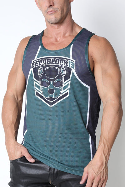 CellBlock 13 Green Kennel Club Spitfire Tank Top