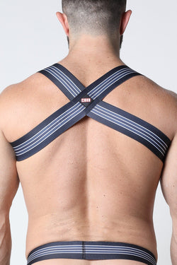 CellBlock 13 Grey Kennel Club Elastic Bandit Harness thumbnail 3