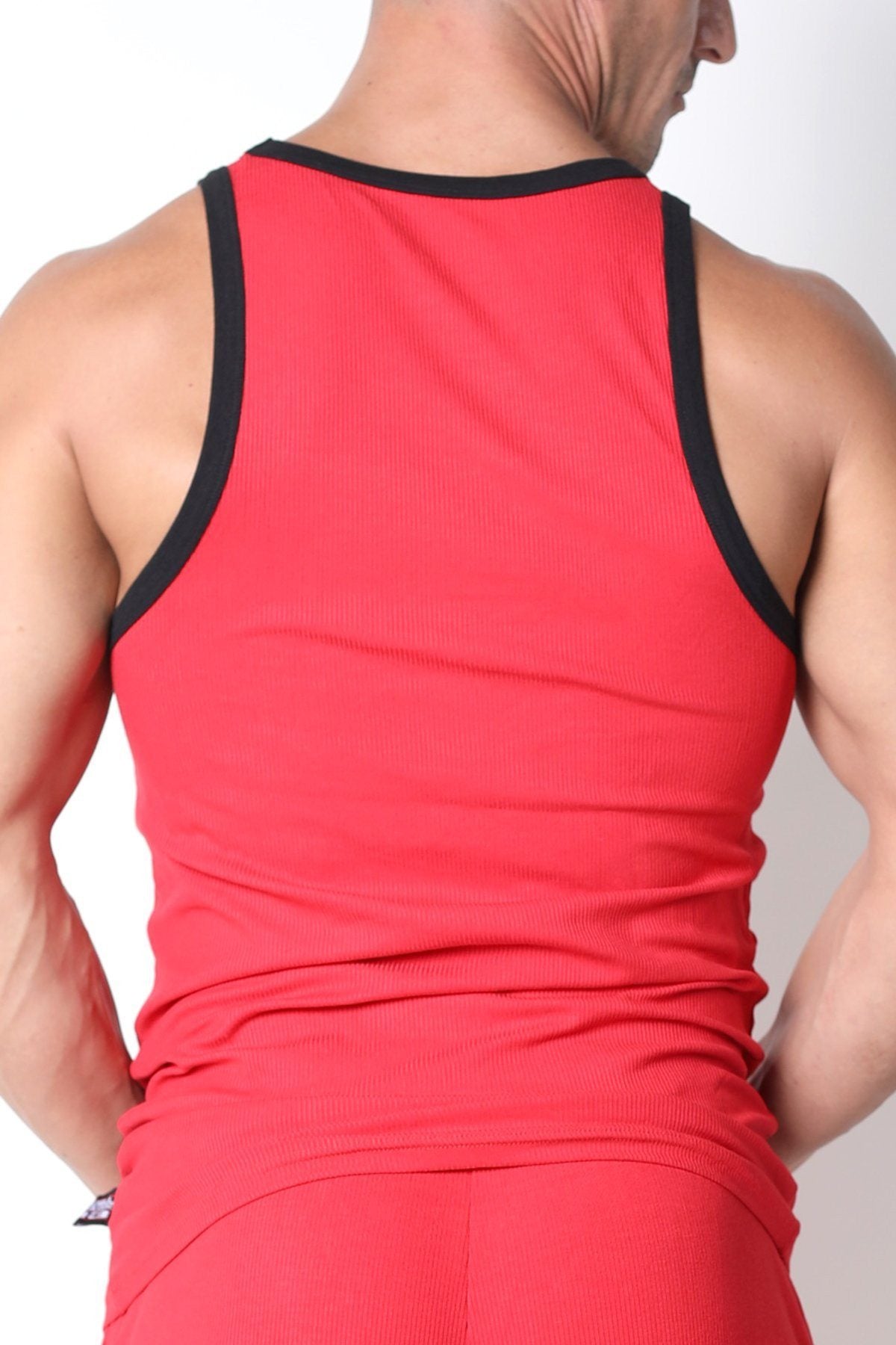 CellBlock 13 Red Rascal Ribbed Tank Top