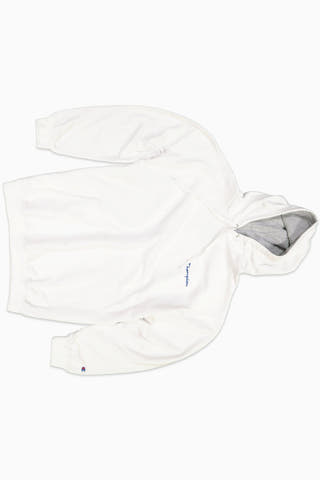 Champion Mens Big Tall Logo Graphic Hoodie White