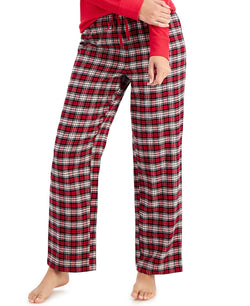 Charter Club Cotton Flannel Plaid Pajama Pants Holiday Plaid thumbnail 1