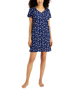 Charter Club Cotton Printed Sleep Shirt Scatter Paisley thumbnail 1