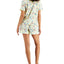 Charter Club Cotton Swiss Dot Shorts Pajama Set Floral Clip Dot