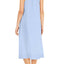 Charter Club Embroidery Detail Long Woven Cotton Nightgown in Misty Morning