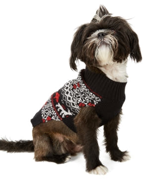Charter Club Fair-Isle Dog Family Family Sweater