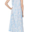 Charter Club Intimates Blue Watercolor Printed Cotton Nightgown