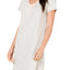 Charter Club Intimates Painted Floral Printed Trim Cotton Knit Sleepshirt