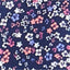 Charter Club Notch Collar Pajama Top in Mini Floral Navy