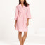 Charter Club Short Spa Waffle Robe in Pretty Pink