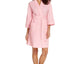 Charter Club Short Spa Waffle Robe in Pretty Pink