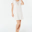 Charter Club Soft Knit Lace Detail Sleepshirt in Winter Ivory