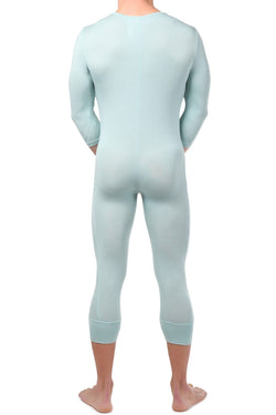 CheapUndies Aqua Long Sleeve Onesie thumbnail 4