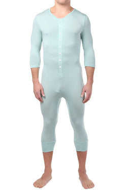 CheapUndies Aqua Long Sleeve Onesie thumbnail 3