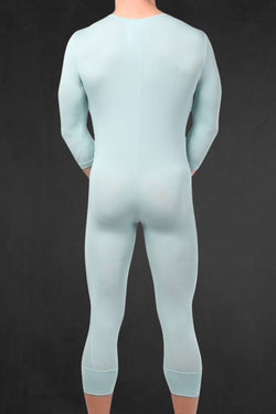 CheapUndies Aqua Long Sleeve Onesie thumbnail 2