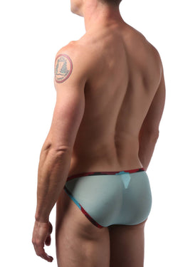 CheapUndies Aqua Mesh Trimmed Bikini thumbnail 4