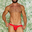 CheapUndies Biking-Red Bikini Brief