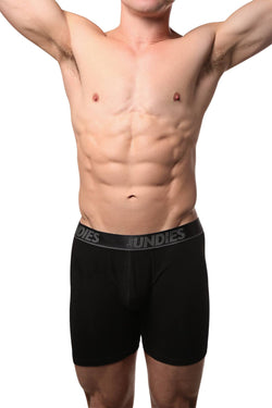 CheapUndies Black Contoured Pouch Long Boxer Brief thumbnail 3