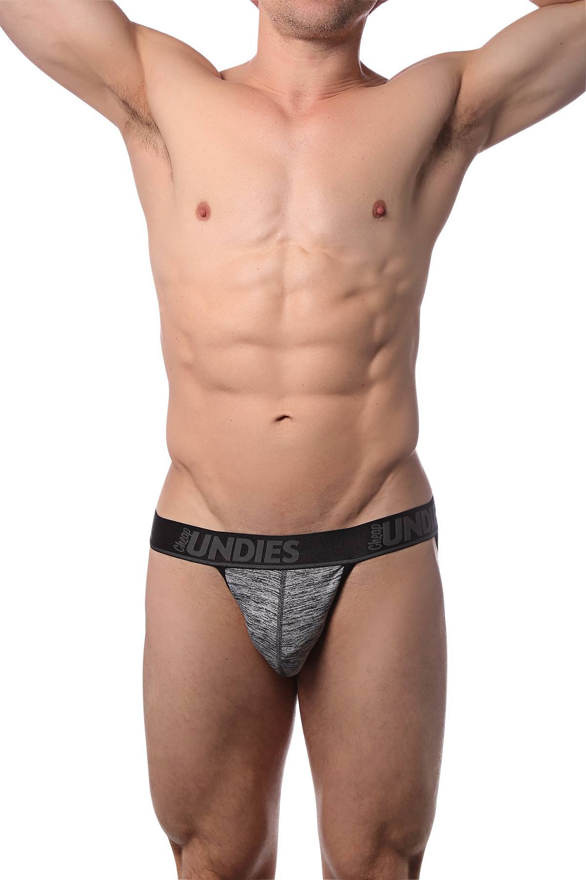 CheapUndies Black Marle Jockstrap