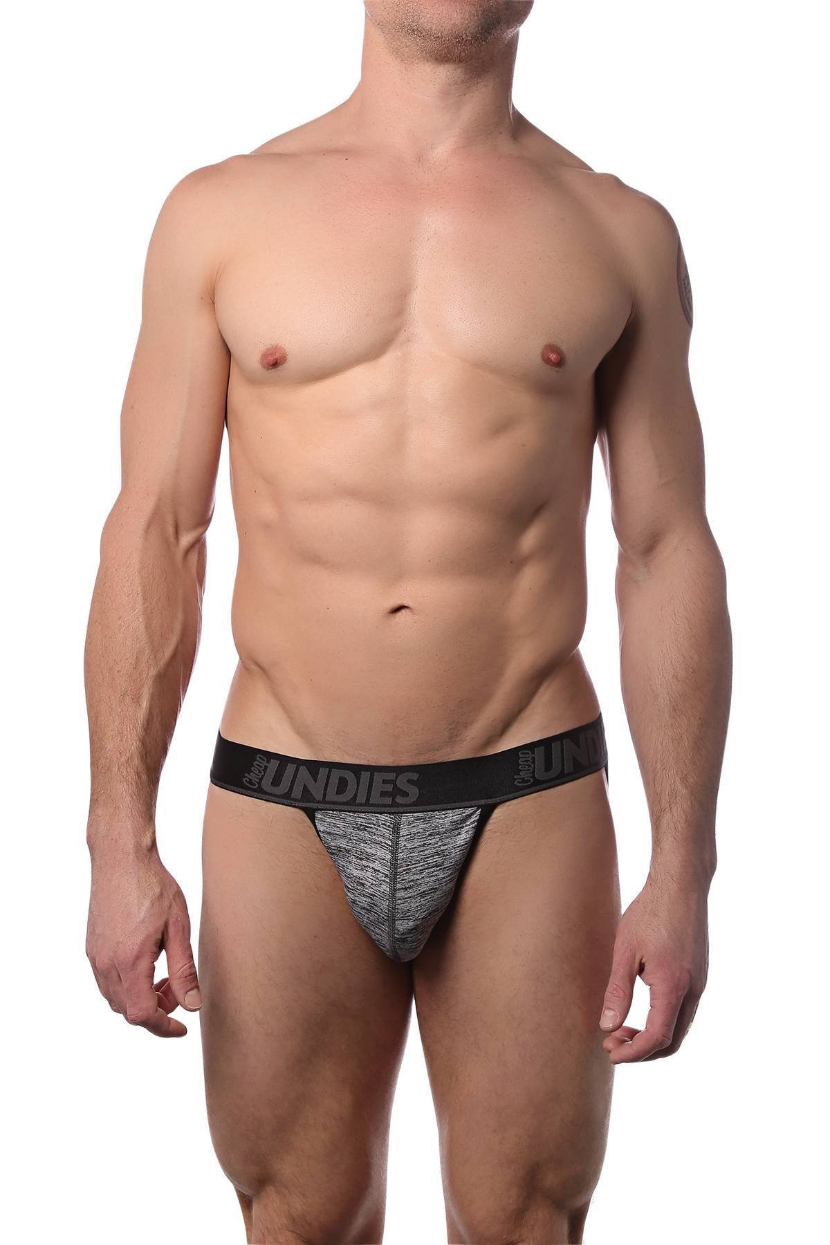 CheapUndies Black Marle Jockstrap