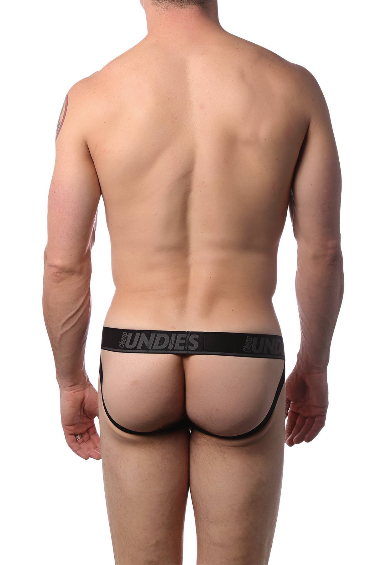 CheapUndies Black Marle Jockstrap