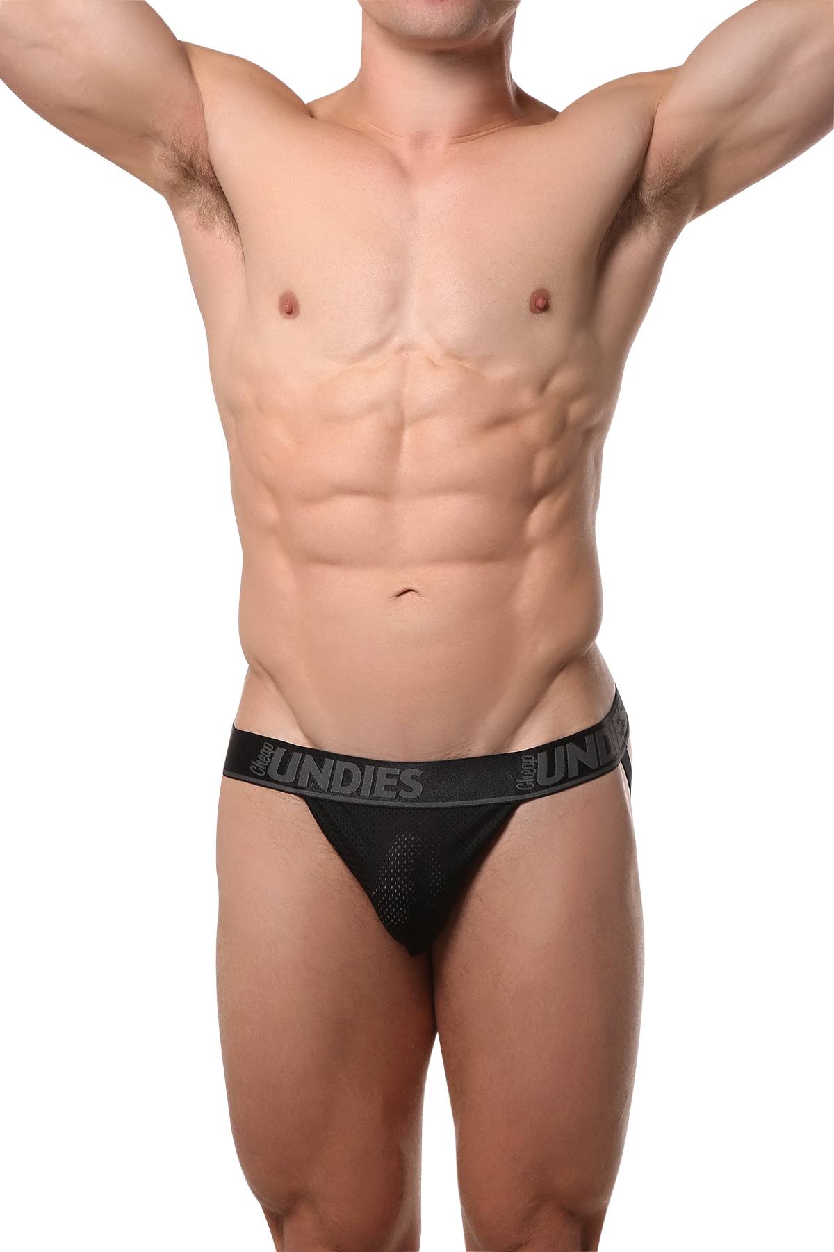 CheapUndies Black Mesh Jockstrap