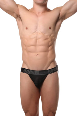 CheapUndies Black Mesh Jockstrap thumbnail 3