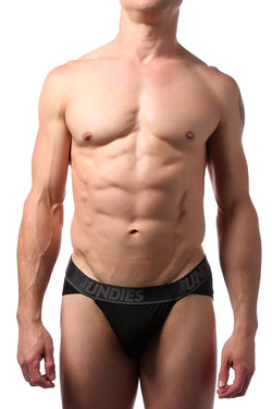 CheapUndies Black Mesh Sports Brief thumbnail 1