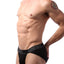 CheapUndies Black Mesh Sports Brief