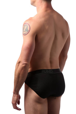 CheapUndies Black Mesh Sports Brief thumbnail 4