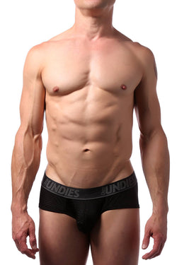 CheapUndies Black Sport Mesh Brief thumbnail 1