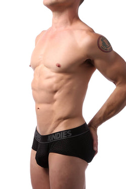 CheapUndies Black Sport Mesh Brief thumbnail 2
