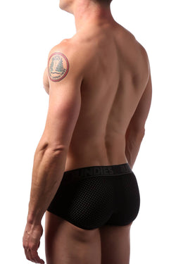 CheapUndies Black Sport Mesh Brief thumbnail 4