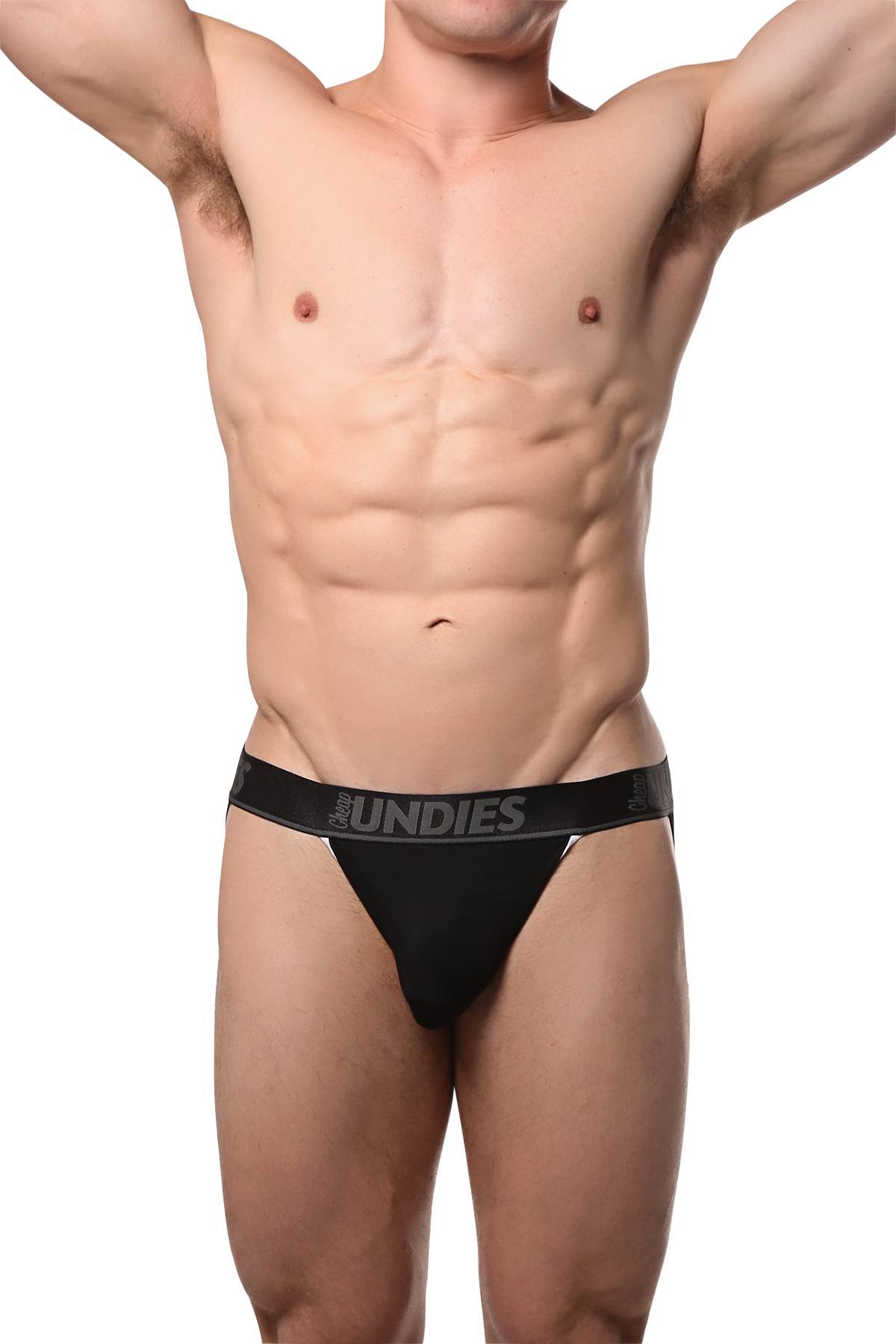 CheapUndies Black Touch Jockstrap