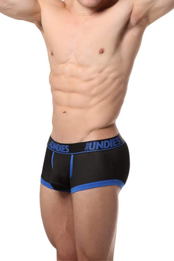 CheapUndies Blue Exposed Sport Mesh Boxer thumbnail 4