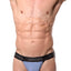 CheapUndies Blue/Grey Striped Jockstrap