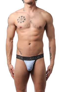 CheapUndies Blue Marle Jockstrap thumbnail 1