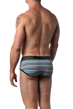 CheapUndies Blue Stripes Cotton Brief thumbnail 4