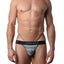 CheapUndies Blue Stripes Cotton Jockstrap