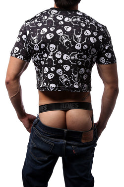 CheapUndies Bones Crop Top thumbnail 3