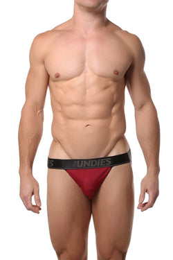 CheapUndies Brick-Red Mesh Bikini Brief thumbnail 2