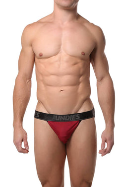 CheapUndies Brick-Red Mesh Jockstrap thumbnail 2